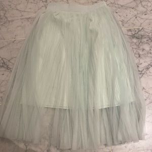 Ted baker midi pleated skirt